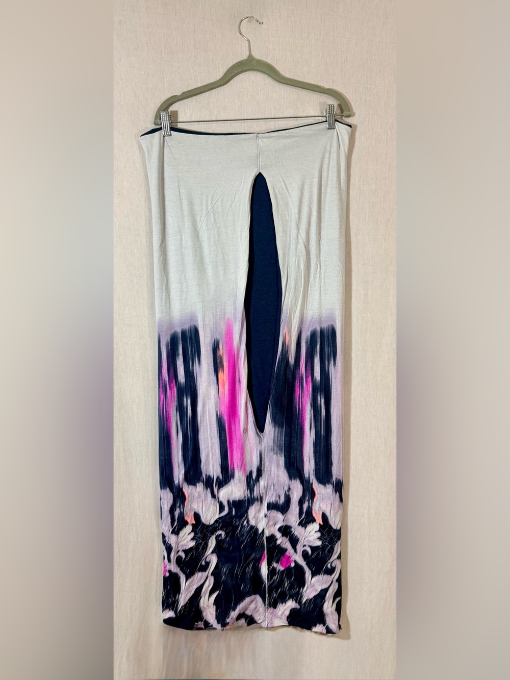 Lululemon Covers it all mirage Navy abstract Cowl Neck reversible Mini Dress - Picture 5 of 8